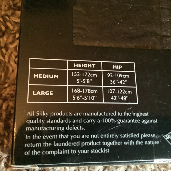 Scarlet by Silky opaque seamer tights, back seam, color black/black, size: L - Picture 7 of 12